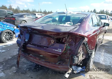 2017 Ford Fusion Hybrid Se z USA, uszkodzony, nr VIN 3FA6P0LUXHR249248